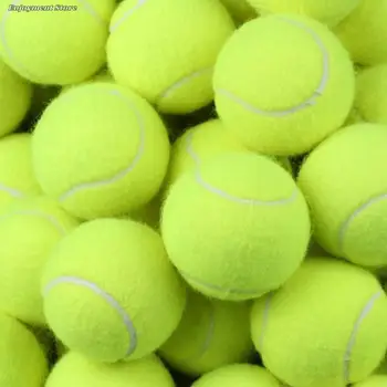 1 шт. Теннисные Мячи с Высоким Отскоком Для Тренировок на открытом Воздухе, Эластичный Прочный Теннисный мяч для Собак, 6,5 см, Собачий Мяч