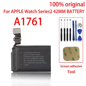 100% Оригинальный 42-мм аккумулятор для Apple Watch Series 2 для серии 2 A1761 (2-го поколения) Bateria