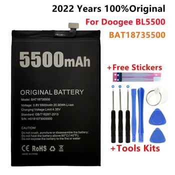 100% Оригинальный BAT18735500 аккумулятор 5500 мАч Для Doogee BL5500 Lite Аккумуляторы для мобильных телефонов Doogee BL5500 battery + бесплатные инструменты