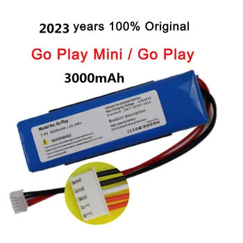 2023 Года Новый Оригинальный аккумулятор для плеера Harman Kardon Go Play & Go Play Mini 3000 мАч Беспроводной Bluetooth динамик Bateria