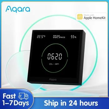 2023 Панель мониторинга воздуха Aqara S1 Всенаправленный контроль температуры воздуха CO2 PM2,5 Для Aqara Home Homekit