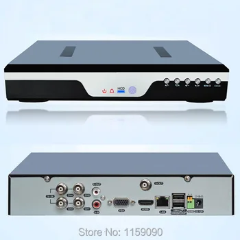 4-Канальный 960H Полноэкранный видеорегистратор IP-сетевой камеры H.264 CCTV NVR, запись в режиме реального времени, многоязычный