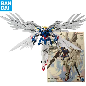 Bandai Gunpla Gffmc Gundam Fix Фигурка Металлическое Композитное Крыло Gundam Zero Ew Благородного Цвета Ver Коллекционные Наборы Роботов Модели Игрушек