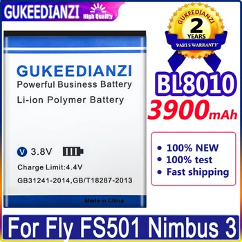 BL8010 3900 мАч Аккумулятор Для Fly FS501 Nimbus 3 BL 8010 Nimbus 3 Высококачественный Литий-полимерный Аккумулятор Bateria + Бесплатные инструменты