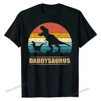 Daddysaurus T Rex Динозавр Папа Саурус Одинаковые Футболки для Всей Семьи, Подарочные Однотонные хлопковые Футболки, Забавные для Мужчин