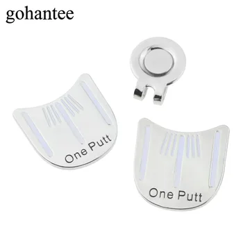 gohantee 2017, инструмент для выравнивания гольфа на открытом воздухе, метка для мячей для гольфа С магнитными зажимами для шляп, аксессуары для гольфа, Дизайн One Putt