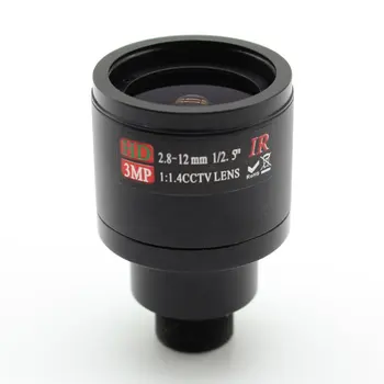 HD 3MP 2,8-12 мм Объектив для видеонаблюдения с ручным фокусным увеличением 1/2,5 