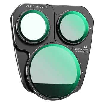 K & F Concept Drone Filter Для DJI Mavic 3 Pro CPL Filter 28 Слоев оптического стекла Высокой Четкости с антибликовым зеленым покрытием