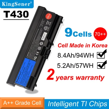 KingSener 11,1 В 8400 мАч Аккумулятор Для Ноутбука Lenovo ThinkPad T430 T430I L430 SL430 SL530 T530 T530I L530 W530 45N1011 45N1010