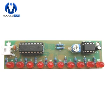 NE555 + CD4017 Наборы Для Практического Обучения Светодиодный Модуль мигающих Огней Для Arduino Clock Generation Circuit Печатная Плата Электронный Набор