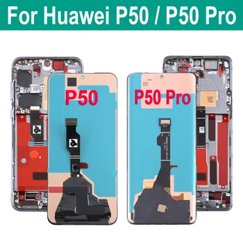 OLED Оригинал Для Huawei P50 Pro JAD-AL50 JAD-LX9 ЖК-дисплей Huawei P50 ABR-AL00 ABR-LX9 Дисплей с Сенсорным экраном Дигитайзер В Сборе