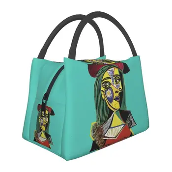 Picasso Lady Термоизолированные сумки для ланча Pablo Picasso Портативная сумка для ланча для кемпинга на открытом воздухе, для путешествий, для хранения еды