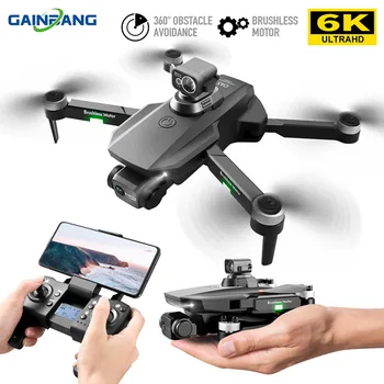 RG101 Max Drone 6K Двойная HD камера GPS Для обхода препятствий Профессиональная Аэрофотосъемка Бесщеточный Мотор Складной Радиоуправляемый Квадрокоптер