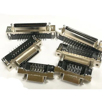 SCSI-14P/20P/26P/36P/50P/68PIN MDR SCSI Разъем Шаг 1.27 26PIN Угол 90 градусов Для сервера