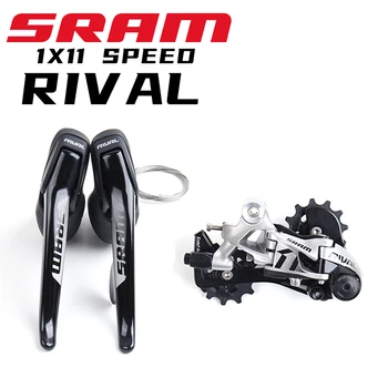 SRAM RIVAL 11 Тормозной Рычаг Переключения Скоростей 1X11 Комплект Для Шоссейного Велосипеда С Длинной Клеткой Задний Переключатель Групповой Набор Велосипедных Деталей