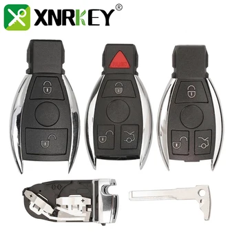 XNRKEY 2/3/4 Кнопка NEC Smart Remote Car Key Shell для Mercedes Benz C E R S CL GL SL CLK SLK Корпус дистанционного ключа