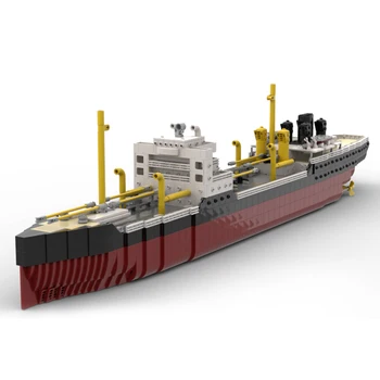 Авторизованный MOC-39295 1/200 Altmark Supply Ship 2975 деталей, набор лодок MOC от Resqusto