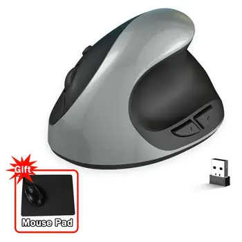 Беспроводная игровая мышь RYRA Vertical 2,4 G, Аккумулятор, Эргономичная Игровая мышь Mause, 6 кнопок с регулируемым разрешением DPI, игровые мыши для портативных ПК, игровая мышь