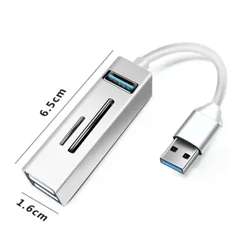 Быстрая передача Plug Play USB Type-C TF/SD-карта 5 в 1 Разветвитель кабельного Концентратора для Windows 10.8.7/Vista/XP