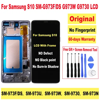 Высококачественный TFT для Samsung Galaxy S10 SM-G973F SM-G973U SM-G973W ЖК-дисплей с сенсорным экраном в рамке, Дигитайзер для Samsung S10 G973F