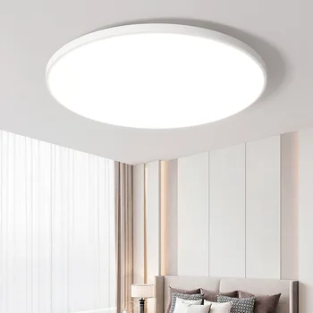 Высококачественный ультратонкий светодиодный потолочный светильник с тремя доказательствами 24 Вт 28 Вт 38 Вт, современный панельный потолочный светильник для гостиной, спальни, освещения