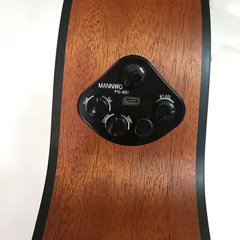 Гитарный резонансный звукосниматель BFRIEND PG-951 с пьезо- и микрофонным режимом звукоснимания трансакустические звукосниматели
