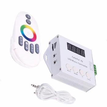 Дистанционный светодиодный музыкальный контроллер с сенсорным экраном и цифровой адресуемой микросхемой; WS2812B, WS2811, WS2812 USC1903 6803, контроллер RGB для светодиодной ленты