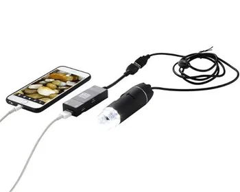 Для ISO и Android Зум 1-500X с непрерывным фокусным расстоянием, USB микроскоп, мобильный эндоскоп, камера