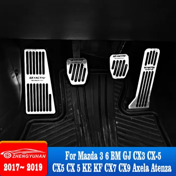 Для Mazda 3 6 CX-5 CX5 CX-3 2017 2018 2019 CX-7 CX-9 Axela ATENZA AT Автомобильный Акселератор Подставка для ног Педаль Тормоза Аксессуары для Колодок Сцепления