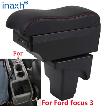 Для внутренних деталей подлокотника Ford Focus 3 специальные модифицированные детали для центрального ящика для хранения автомобильного подлокотника Ford Focus III