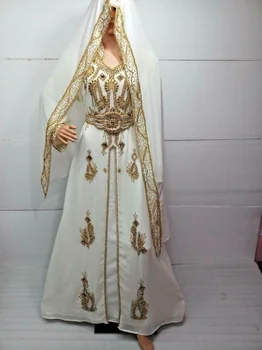 Женское Длинное Платье, Изысканное Длинное Платье, Модные Марокканские Кафтаны-Маграби, Одежда для Индийцев, Национальный костюм Мира