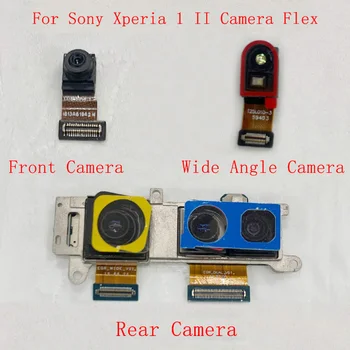 Задняя Основная Передняя Камера Гибкий Кабель Для Sony Xperia 1 II Задняя Большая Маленькая Широкоугольная Камера Гибкая Замена
