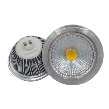 Затемняемый COB LED AR111 Light 15 Вт G53 GU10 AC110V/220 В/DC12V QR111 Прожектор Заменяет 70 Вт Галогенную Потолочную лампу