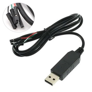 Кабель для загрузки USB в TTL, Мини Высококачественный 4-контактный кабель для передачи данных, Модульный преобразователь, кабель для передачи данных, Встроенный чип TTL COM PC-PL2303HX