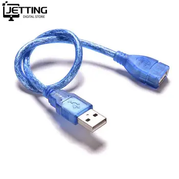 Короткий удлинительный кабель USB 2.0 A/F от розетки до розетки