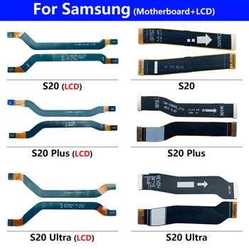 Материнская плата Материнская плата ЖК-дисплей Гибкий кабель Для Samsung S20 Ultra S20 Fe S10 Plus Основная плата Замена гибкого ленточного кабеля Ремонт