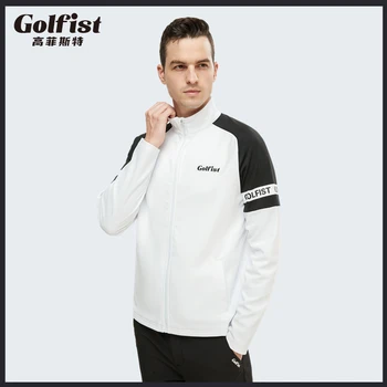 Мужская Осенне-зимняя мужская уличная Ветрозащитная куртка Golfist Golf, Высококачественное мужское Пальто с отложным воротником, Дышащая