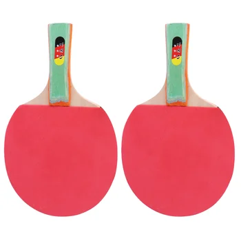 Набор для настольного тенниса с 2 ракетками и 3 шариками для настольного тенниса из губчатой резины для профессиональных развлекательных игр