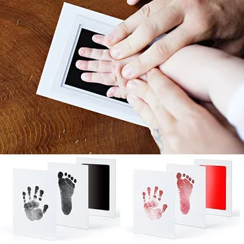 Набор чернильных прокладок для отпечатков пальцев новорожденного ребенка, Одноразовое масло для печати, фоторамка 