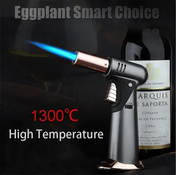 Новая Высокоэффективная зажигалка с высоким впрыском при температуре 1300 °C Прямо В Ветрозащитную зажигалку Ручной Пистолет-распылитель Аксессуары Для сигар
