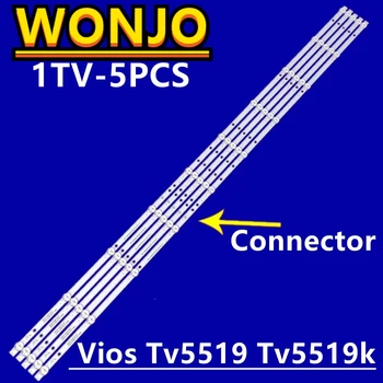 Новая светодиодная подсветка 4 комплекта для Vios Tv5519 Tv5519k V552015 V552015sm 10LED