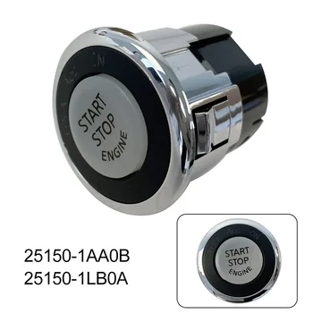 Новый Практичный Пусковой Выключатель Зажигания, 1 шт., Пластиковая Кнопка Для запуска, замена 25150-1AA0B 25150-1LB0A, черный