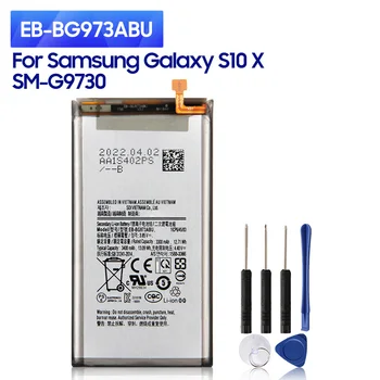 Новый Сменный Аккумулятор для телефона EB-BG973ABU для Samsung Galaxy S10 S10 X SM-G9730 SM-G973F/DS EB-BG973ABE 3300 мАч, Аккумуляторы для телефонов