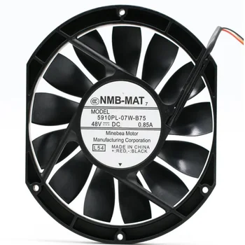Оптовая продажа: 5910PL-07W-B75 DC48V 0.85A четырехпроводной оригинальный вентилятор охлаждения из алюминиевого сплава NMB 17025 17cm