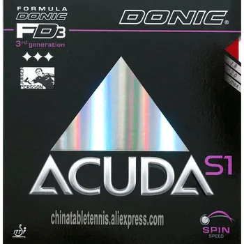 Оригинальный резиновый костюм для настольного тенниса Donic Acuda S1 S2 S3 с пупырышками и губкой для пинг-понга Tenis De Mesa