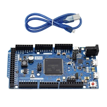 Плата разработки AU42 -DUE R3 SAM3X8E 32-Разрядный Обучающий Основной модуль управления ARM С кабелем передачи данных Для Платы разработки Arduino