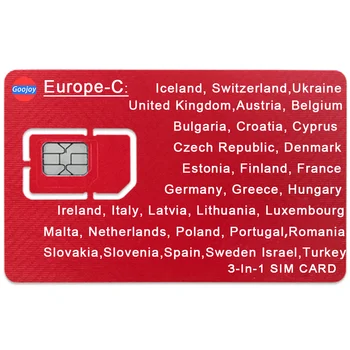 Поддержка Европейской интернет-sim-карты Швейцария, Турция; Дополнительная SIM-карта ЕС на 3-30 дней;