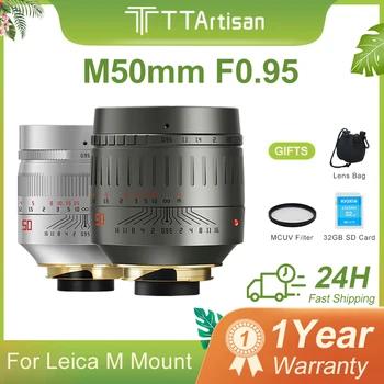 Полноразмерный объектив TTArtisan 50 мм F0.95 для камер Leica с M-креплением, таких как Leica M-M M240 M3 M6 M7 M8 M9 M9p M10