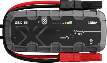 Портативный литиевый пускатель Boost X GBX155 4250A 12V UltraSafe, Усилитель автомобильного аккумулятора, зарядное устройство USB-C Powerbank и перемычка