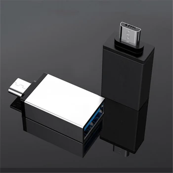 Портативный Порт Micro B Из алюминиевого Сплава к USB3.0 A Android OTG Адаптер Для мобильного телефона Планшетный ПК V8 к USB Коннектору